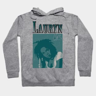 lauryn hill green vintage poster Hoodie